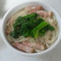 hiroryu's cooksnap of when they made 菜の花で♪春色にゅうめん.
