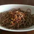 catbear's cooksnap of when they made 健康ダイエットレシピ！納豆そばパスタ.