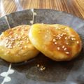 maritta's cooksnap of when they made さつまいも餅　～大学芋風～.