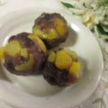 miyuki12's cooksnap of when they made 簡単！和菓子〜かのこ♪.