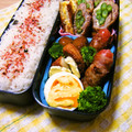 苺♡ストロベリー's cooksnap of when they made お弁当に♪ゆで卵のからしマヨ焼き.