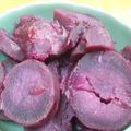 ♪まるえ's cooksnap of when they made 紫芋のはちみつレモン煮.