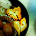 あんじゅ♪メロディー's cooksnap of when they made ツートン♪ハートのたまご焼き.
