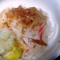 ユーロン's cooksnap of when they made 大根の酢の物おかかのせ.