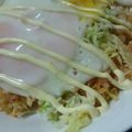 akane6108's cooksnap of when they made パン粉サクサク！キャベツマヨ焼き.