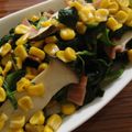 めぐめぐこ's cooksnap of when they made ほうれん草とコーンのバターソテー.