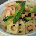 ししぽん's cooksnap of when they made れんこんと小松菜のからし和え.