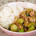 にゃんぷいぷい's cooksnap of when they made 中華屋の味！麻婆風、豚と青梗菜の中華丼✿.