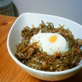 ユキエ１８号's cooksnap of when they made とろ～りタマゴの＊鶏ごぼう丼＊.