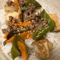 cookpad1年生's cooksnap of when they made ☆茄子ピーマン大葉厚揚げの挽肉味噌炒め☆.