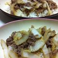 ぴにゃたmama's cooksnap of when they made 白菜と豚肉のコッテリ炒め.