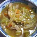 Haru Haru's cooksnap of when they made 猪肉ならコレ‼☆絶品猪カレー鍋.