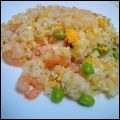 麻's cooksnap of when they made エビと枝豆のチャーハン.