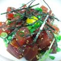 riaelephan's cooksnap of when they made お魚でヘルシーに☆まぐろのユッケ.