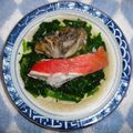 みやのみき's cooksnap of when they made おもてなしの一品、金目鯛の酒蒸し白だし餡.