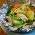 おぶうさま's cooksnap of when they made ☆さっぱりヘルシ〜！鮭のホイル蒸し☆.