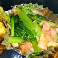 NaciX's cooksnap of when they made お弁当に♪ほうれん草とベーコン昆布茶炒め.