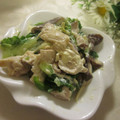 miyuki12's cooksnap of when they made 鶏のささみとレタスのマヨ炒め♪.