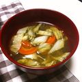 まりーたん15's cooksnap of when they made 白菜と豆腐のほっこりスープ.