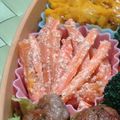 kinako1010's cooksnap of when they made ★人参のｺﾞﾏ味噌ﾏﾖ酢和え★.