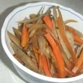 きらり流れ星's cooksnap of when they made めんつゆで金平ごぼう.