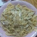 あゆまはよ's cooksnap of when they made 隠し味２つでお店のカルボナーラ.