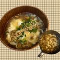 yu🐓's cooksnap of when they made 5分簡単✨なめこと卵のふわトロ中華スープ.