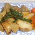 きらり流れ星's cooksnap of when they made おつまみにも♪ポテトのガーリック炒め.