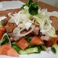 usaco3's cooksnap of when they made 油淋鶏、エスニックサラダ仕立て.