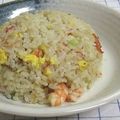 umemodoki's cooksnap of when they made エビとグリーンピースのチャーハン.