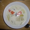 由依ねこ's cooksnap of when they made 簡単版　クリームシチュー★鶏肉じゃが芋.