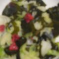 toshiebaba's cooksnap of when they made キャベツとワカメの梅酢和え.