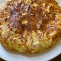 きゃろぽて's cooksnap of when they made 卵２個でふわふわスペイン風オムレツ.