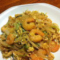 robi.co's cooksnap of when they made 新たまねぎたっぷり★えびとたまごの炒め物.