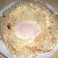 ☆流歌☆'s cooksnap of when they made ボリュームたっぷり！キャベツのすごもり風目玉焼き.