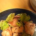 pochibaby's cooksnap of when they made イカのガーリックバジル焼き.