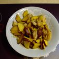 カバゴン's cooksnap of when they made 鶏モモ肉とサツマイモのカレー炒め.