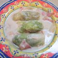 dimplemama's cooksnap of when they made ロールレタスのミルク煮込み.
