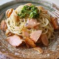 mafinn's cooksnap of when they made 焼き鮭のマヨ醤油スパゲッティ.