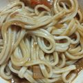 氷神流唯's cooksnap of when they made カレーの残りで♪焼きカレーうどん★.