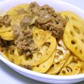 勇気凛りん岸田夕子's cooksnap of when they made レンコンと牛肉炒め＊甘辛カレー味.