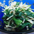 りっきー３７'s cooksnap of when they made 小松菜とわかめとえのきのツナポン和え.