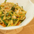 。・うらら。・。's cooksnap of when they made ☆ネギときゅうりの辛味あえ☆.