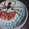 e-mi's cooksnap of when they made ドラえもん☆ドームケーキ.