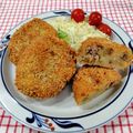 在宅勤務のおじさん's cooksnap of when they made お肉屋さん直伝のコロッケ.