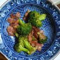 トラケ's cooksnap of when they made ☆ブロッコリーとベーコンのにんにく炒め☆.