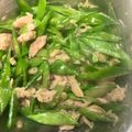 ☆ayami☆26's cooksnap of when they made 絹さやのシーチキン和え.
