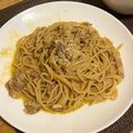 ⊿ルウ's cooksnap of when they made プロのレシピ集大成！ローマ風カルボナーラ.