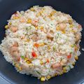 アオミドチ's cooksnap of when they made 超簡単♫フライパンde海老ピラフ♡.