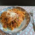 nammy's cooksnap of when they made 懐かしい★喫茶店の本格ナポリタン.
